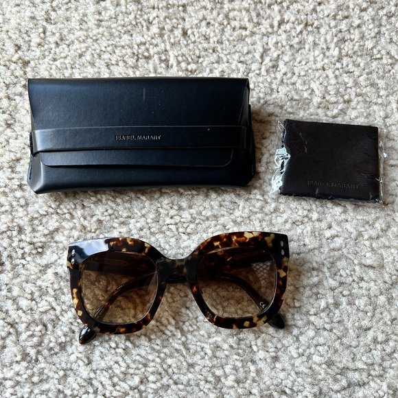 Isabel Marant Tortoiseshell Sunglasses - Picture 1 of 8